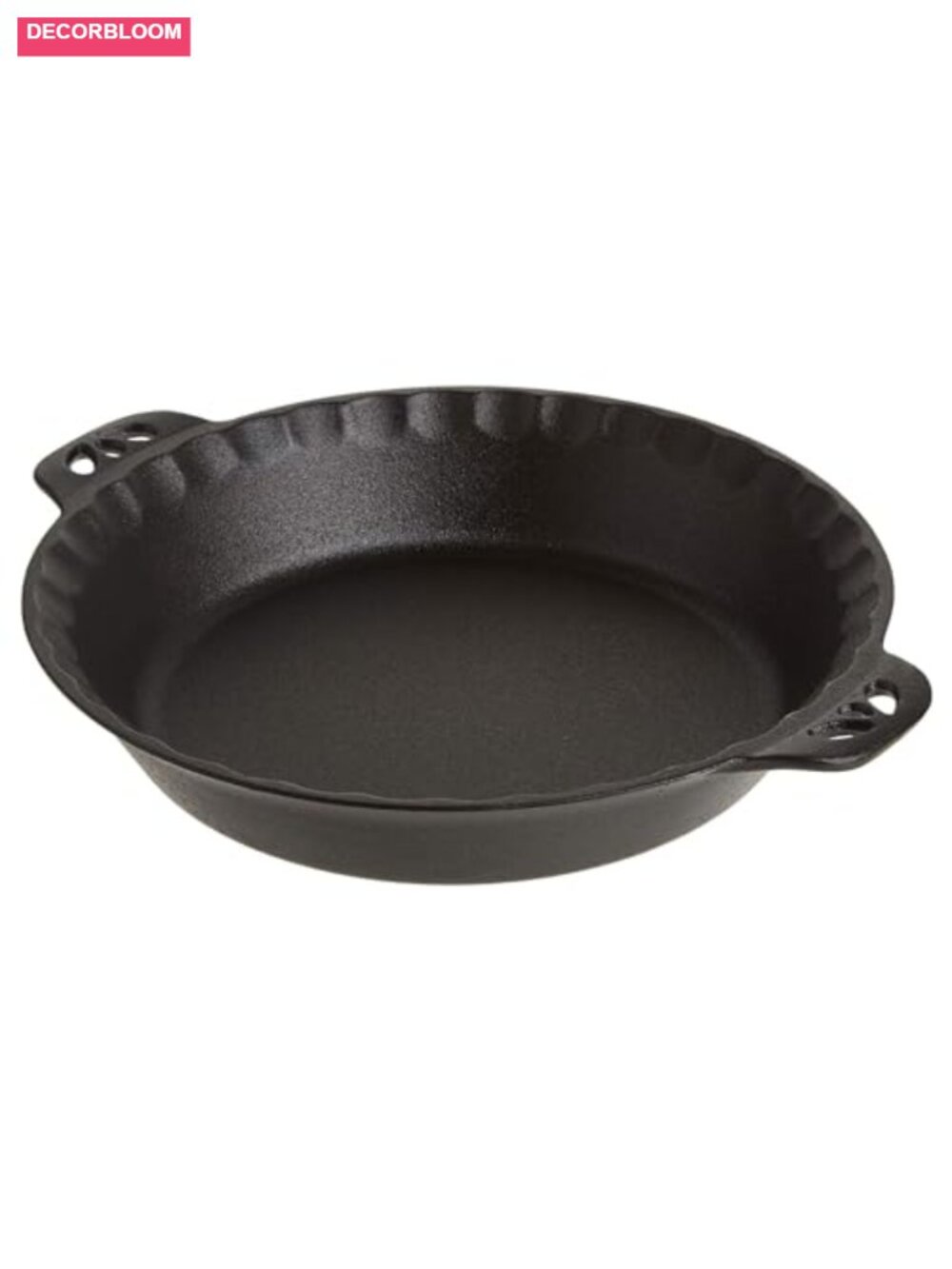 Camp Chef Cast Iron Pie Pan 10 inch Pre-Seasoned for Perfect Baking